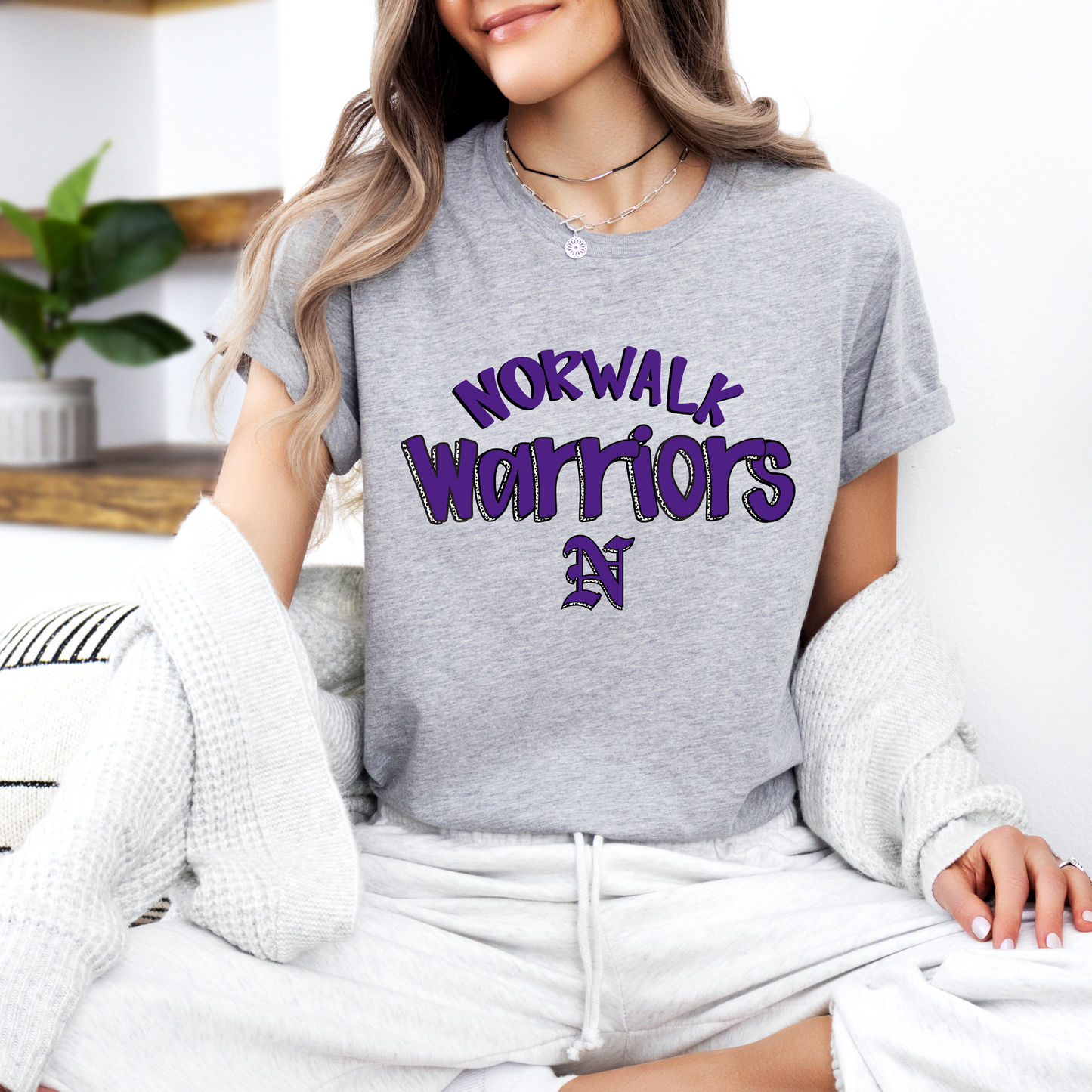 Norwalk Warriors Dalmatian T-shirt