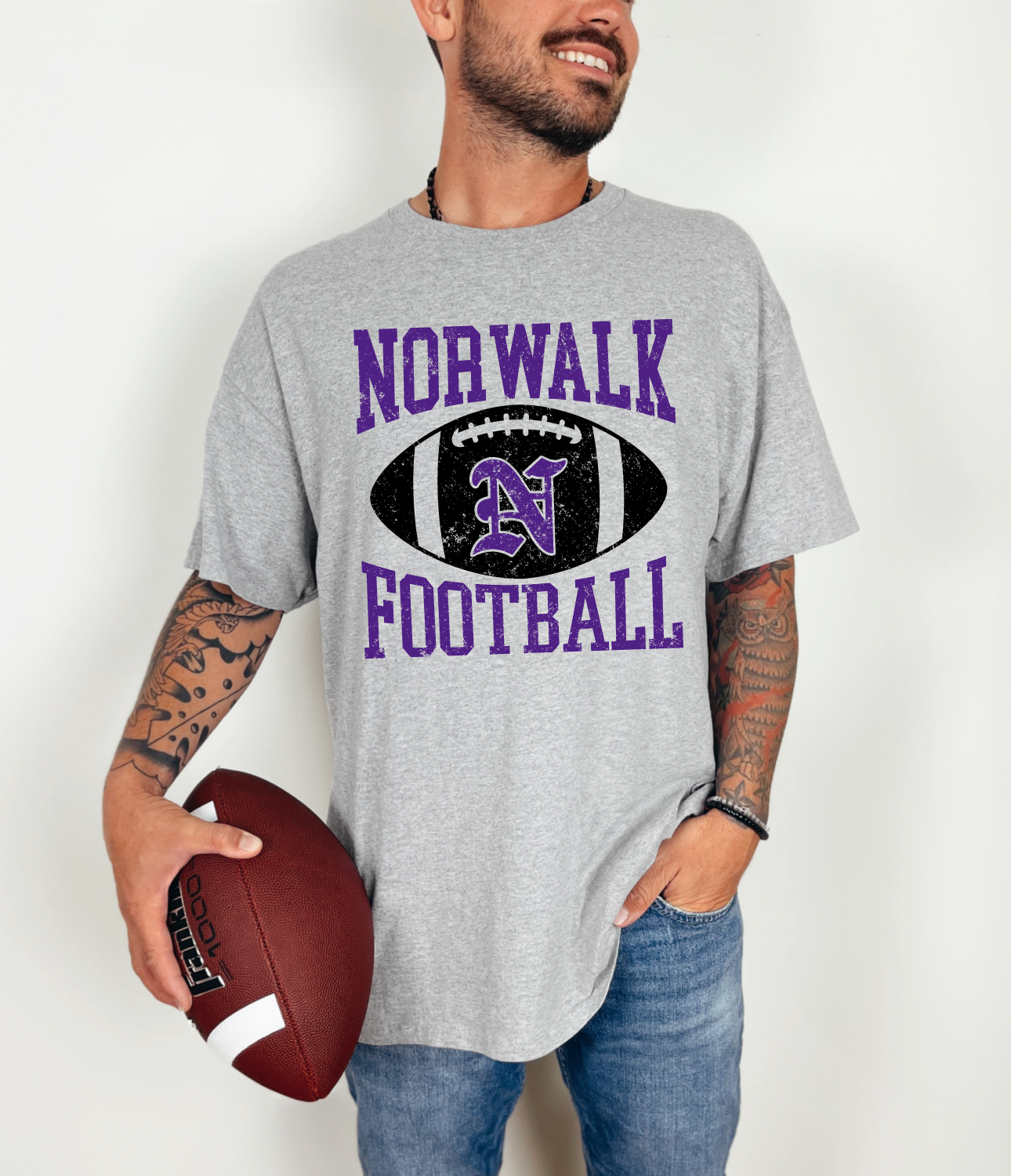 Norwalk Vintage Football T-shirt