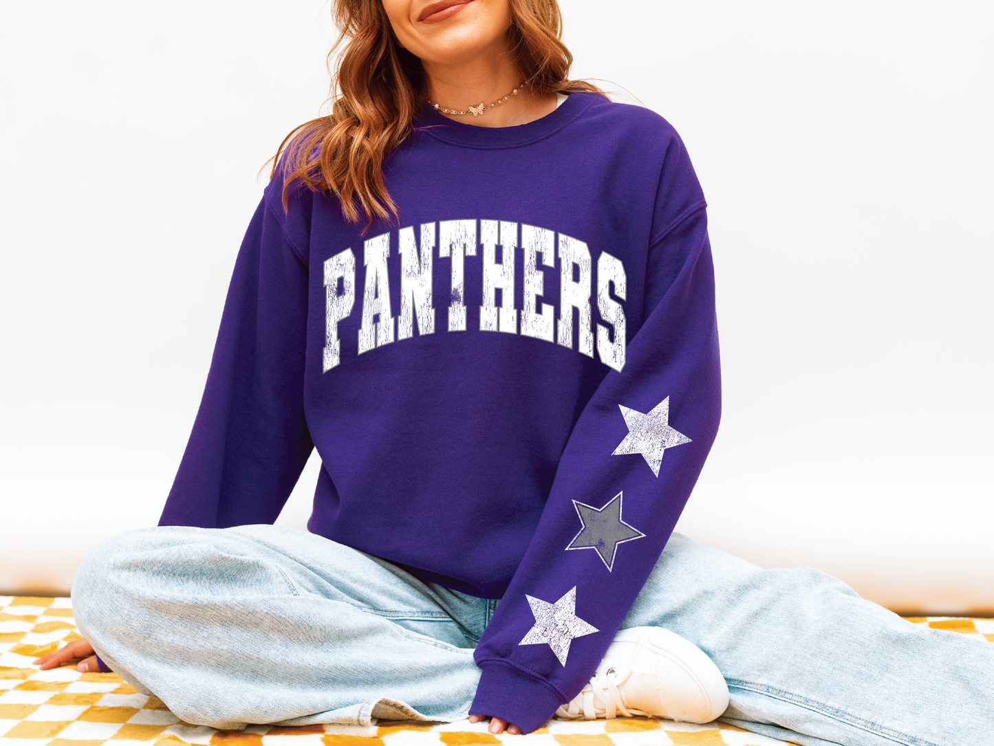 Pleasant Hill Panthers Star Sleeve Sweatshirt