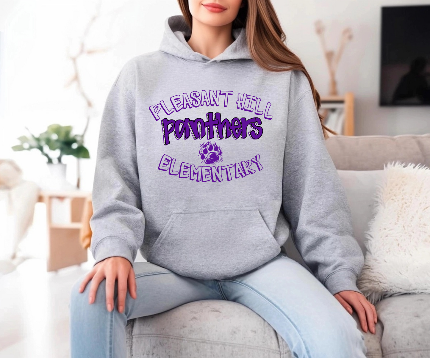 Pleasant Hill Panthers Dalmatian Sweatshirt
