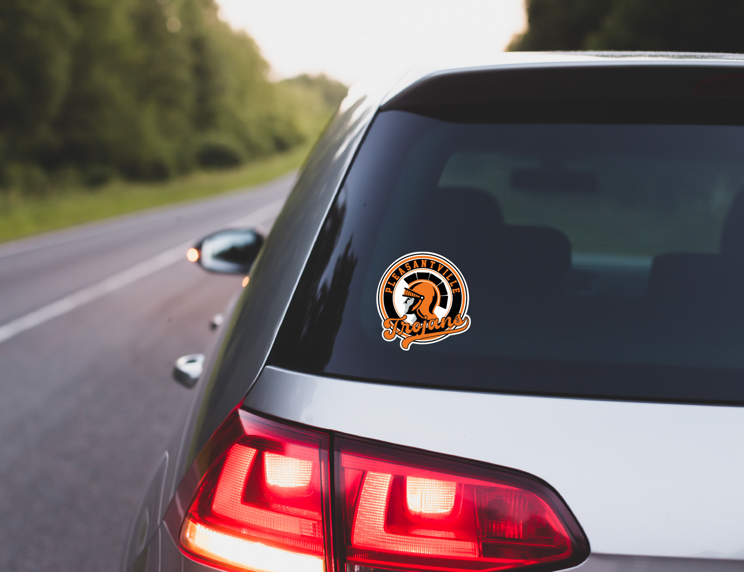 Pleasantville Trojans Throwback Decal