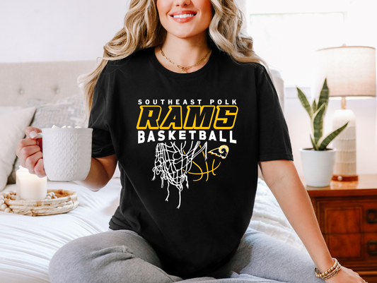 SEP Rams Basketball Net T-shirt