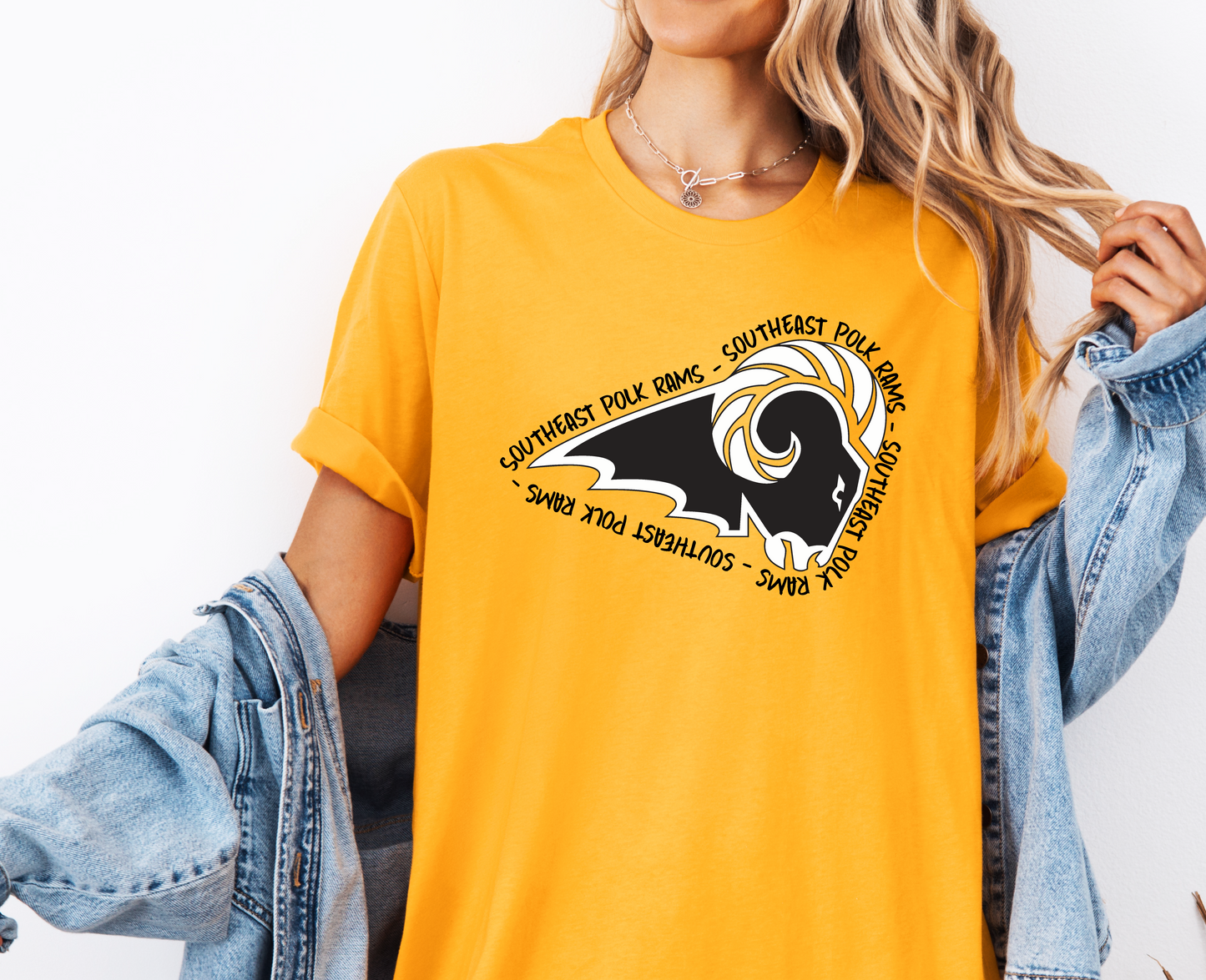Rams Head Outline T-shirt