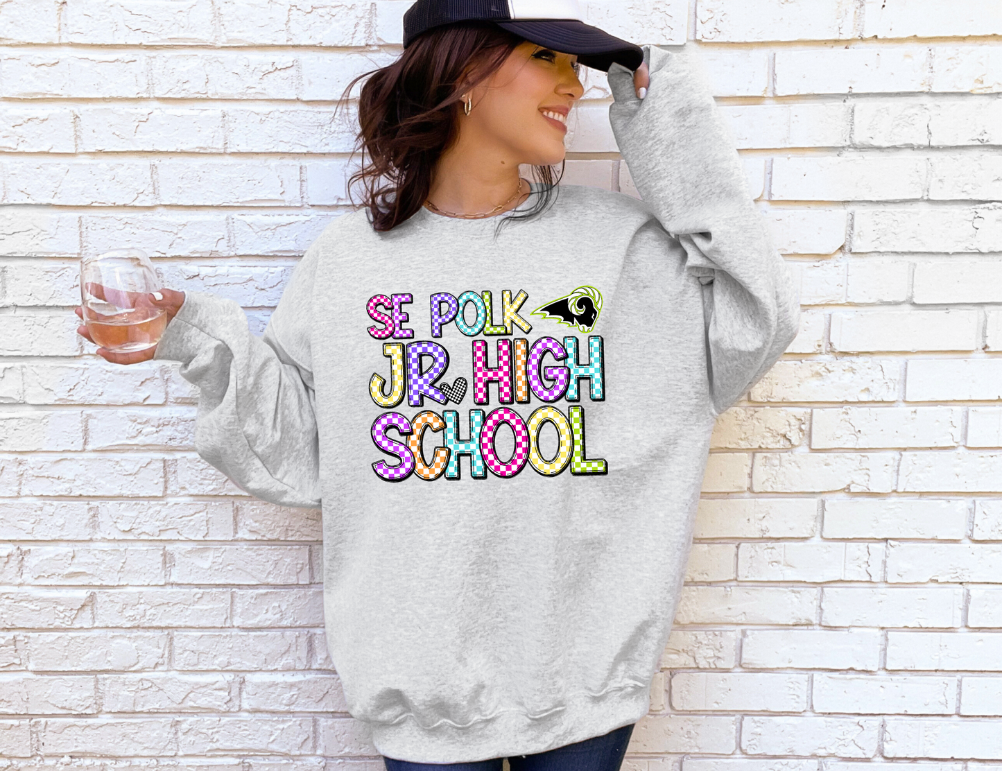 Bright Check SEP School Specific Sweatshirt