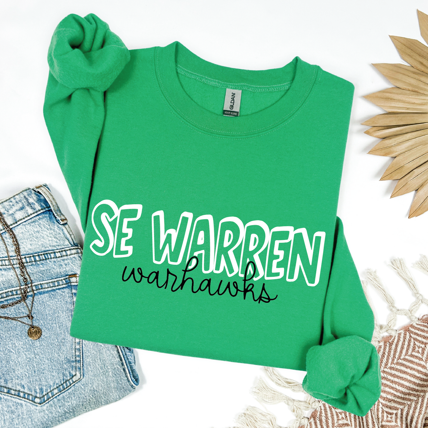 SE Warren Warhawks Bubble Sweatshirt