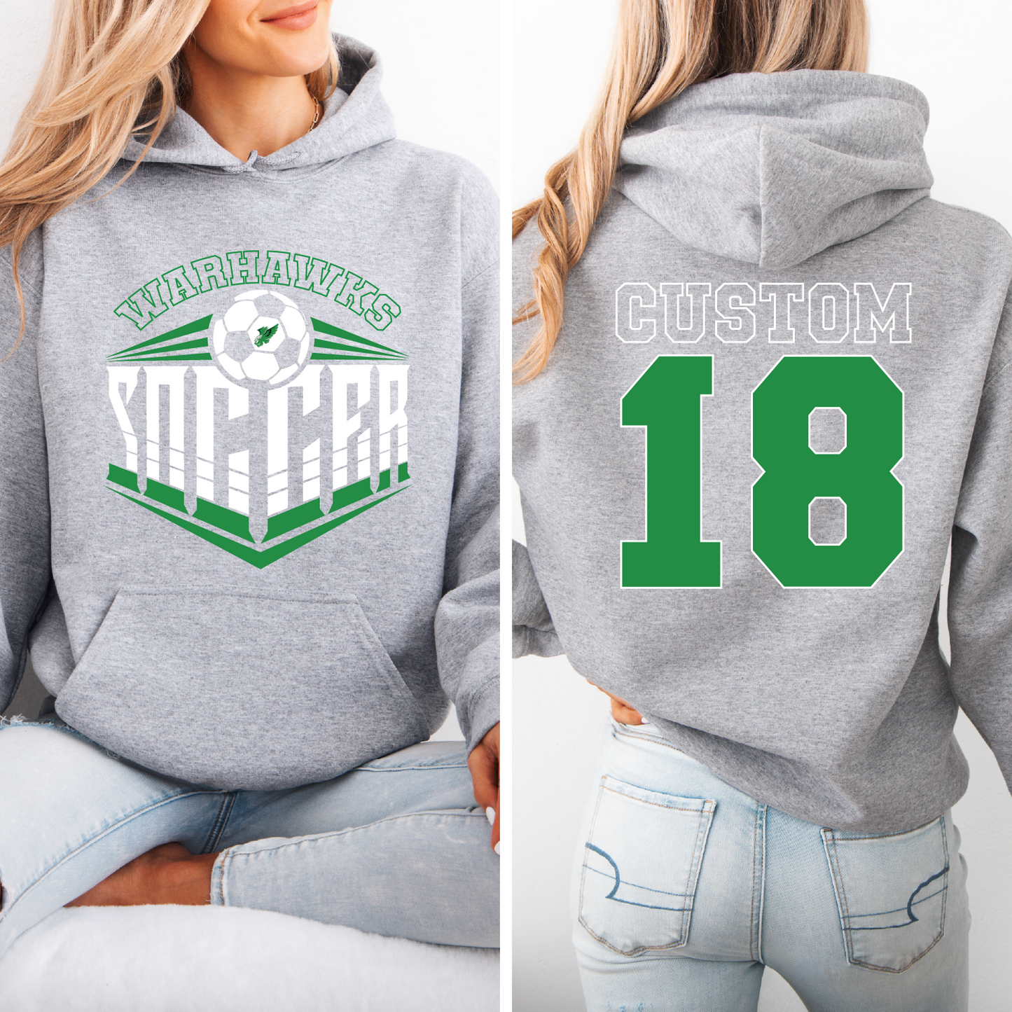 SEW Warhawks Soccer Sweatshirt - Customized