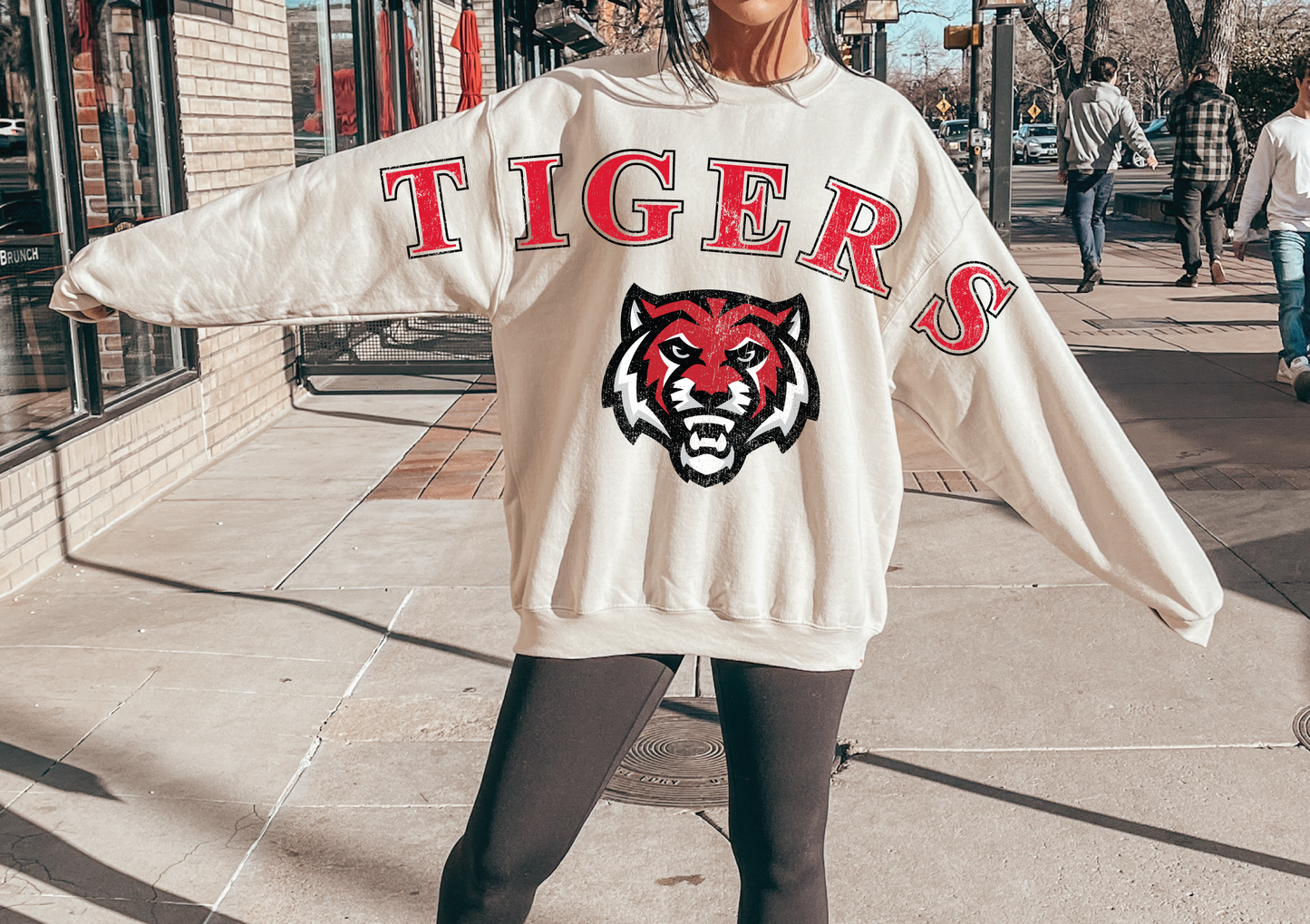 ADM Tigers Vintage Full Sleeve Sweatshirt