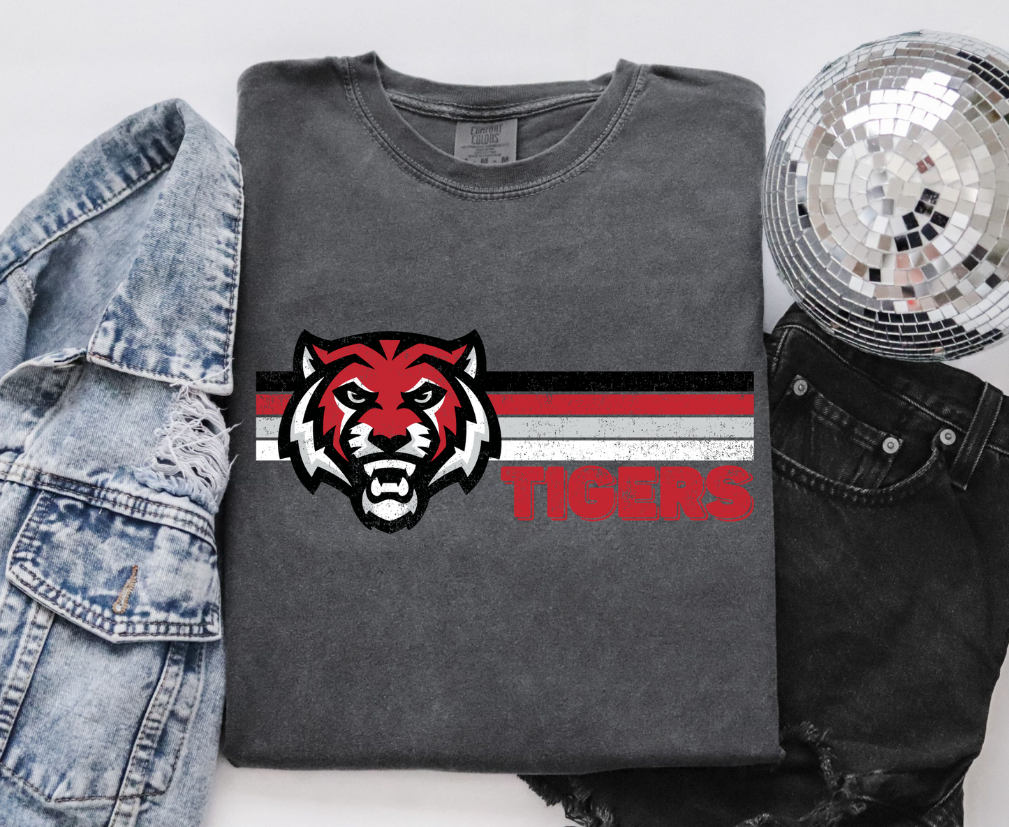 Tigers Vintage Linear T-shirt