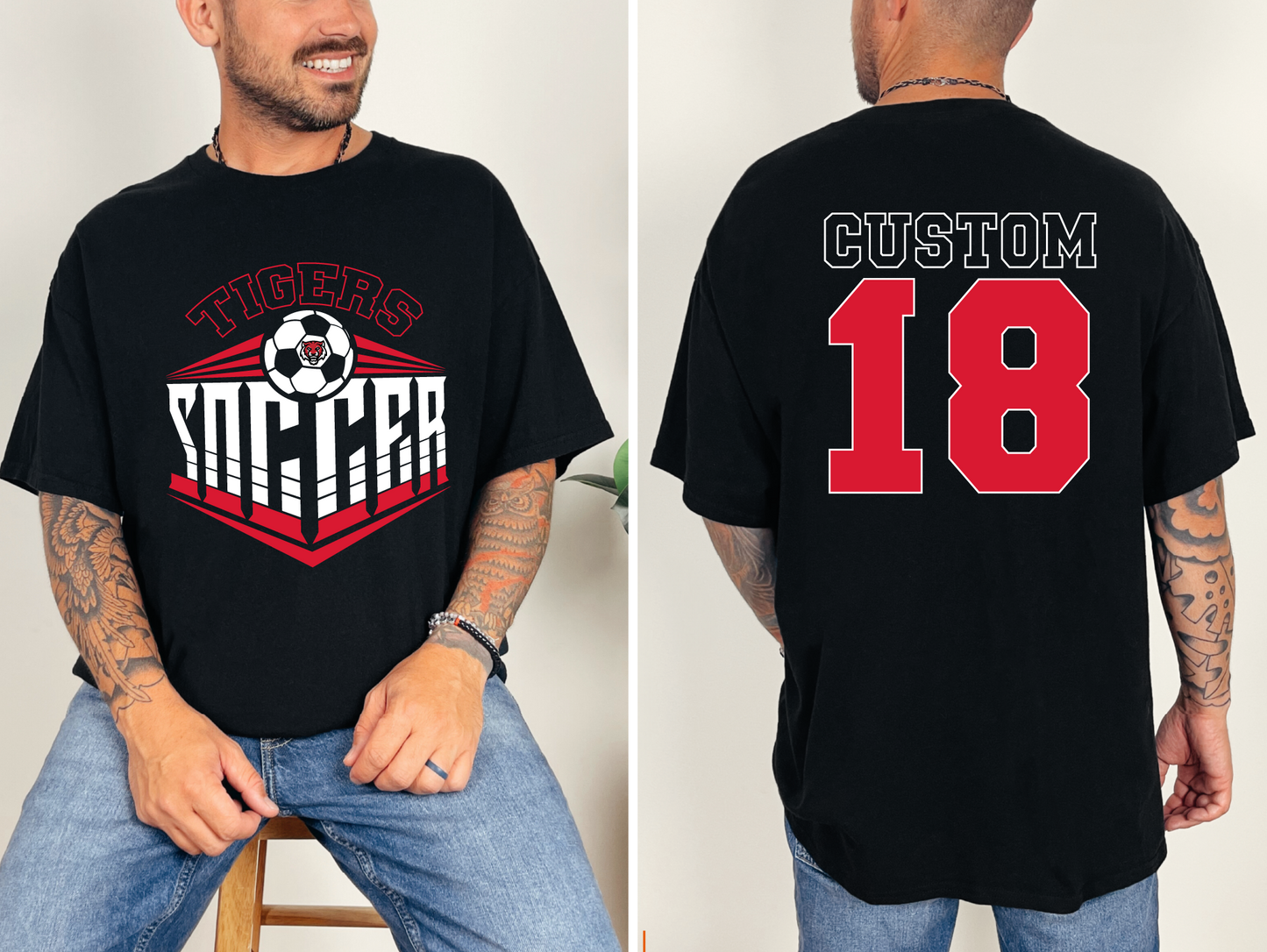 ADM Tigers Soccer T-shirt - Customized