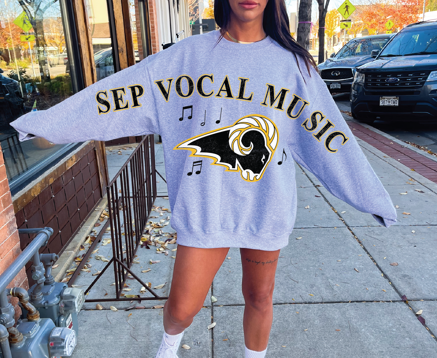 SEP Rams Vocal Music Vintage Full Sleeve Sweatshirt