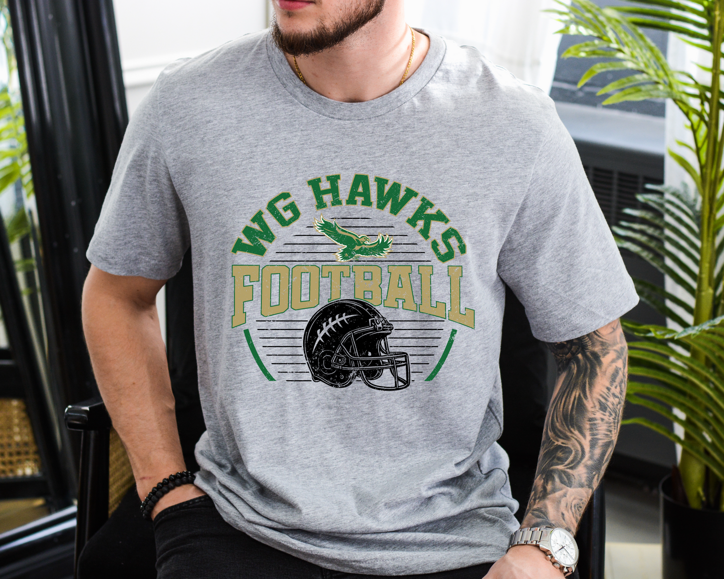 WG Hawks Football T-shirt