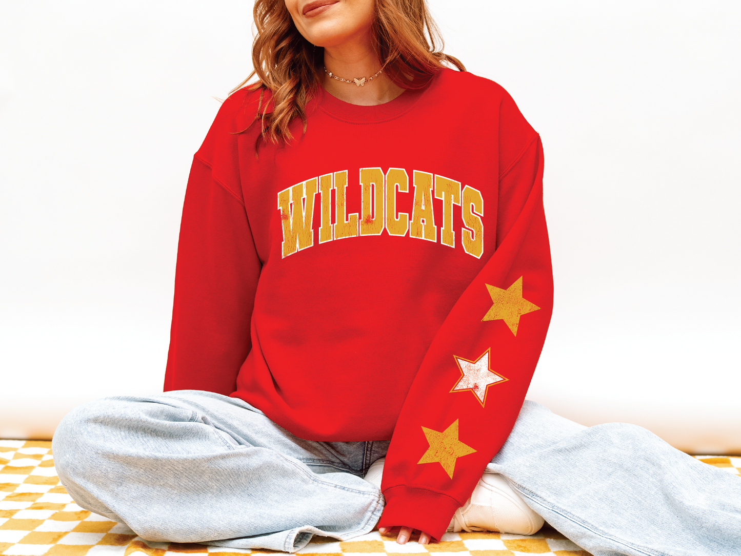 Carlisle Wildcats Star Sleeve Sweatshirt