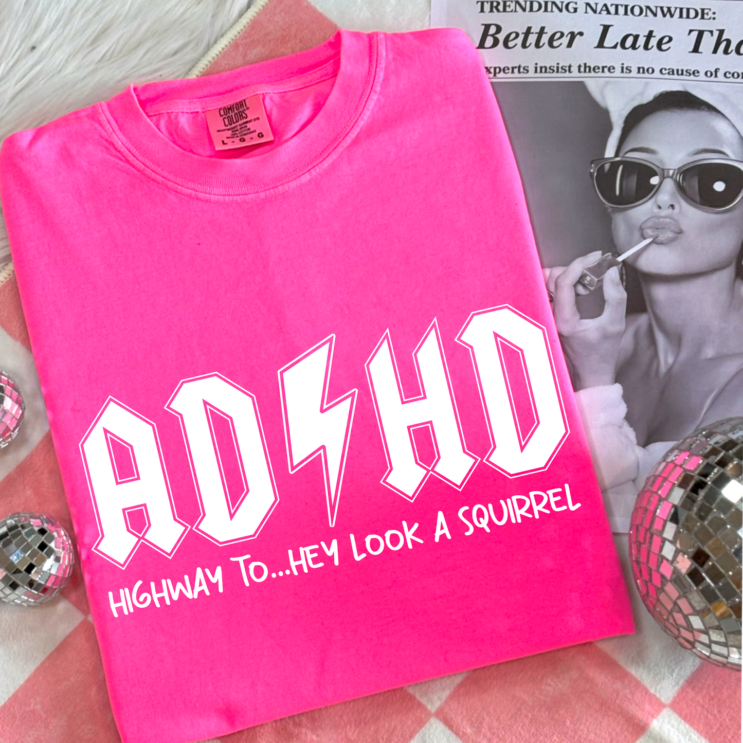 ADHD - A Squirrel T-shirt