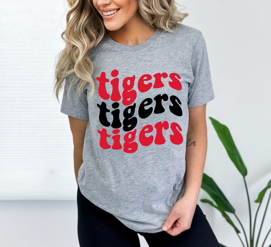 ADM Tigers Groovy Wave T-Shirt
