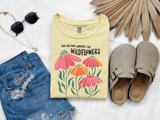 Among the Wild Flowers T-shirt