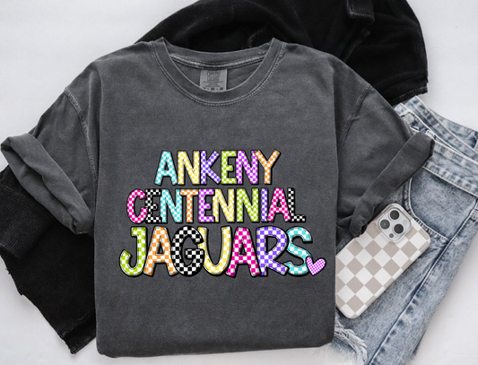 Bright Check Ankeny Centennial Jaguars T-shirt