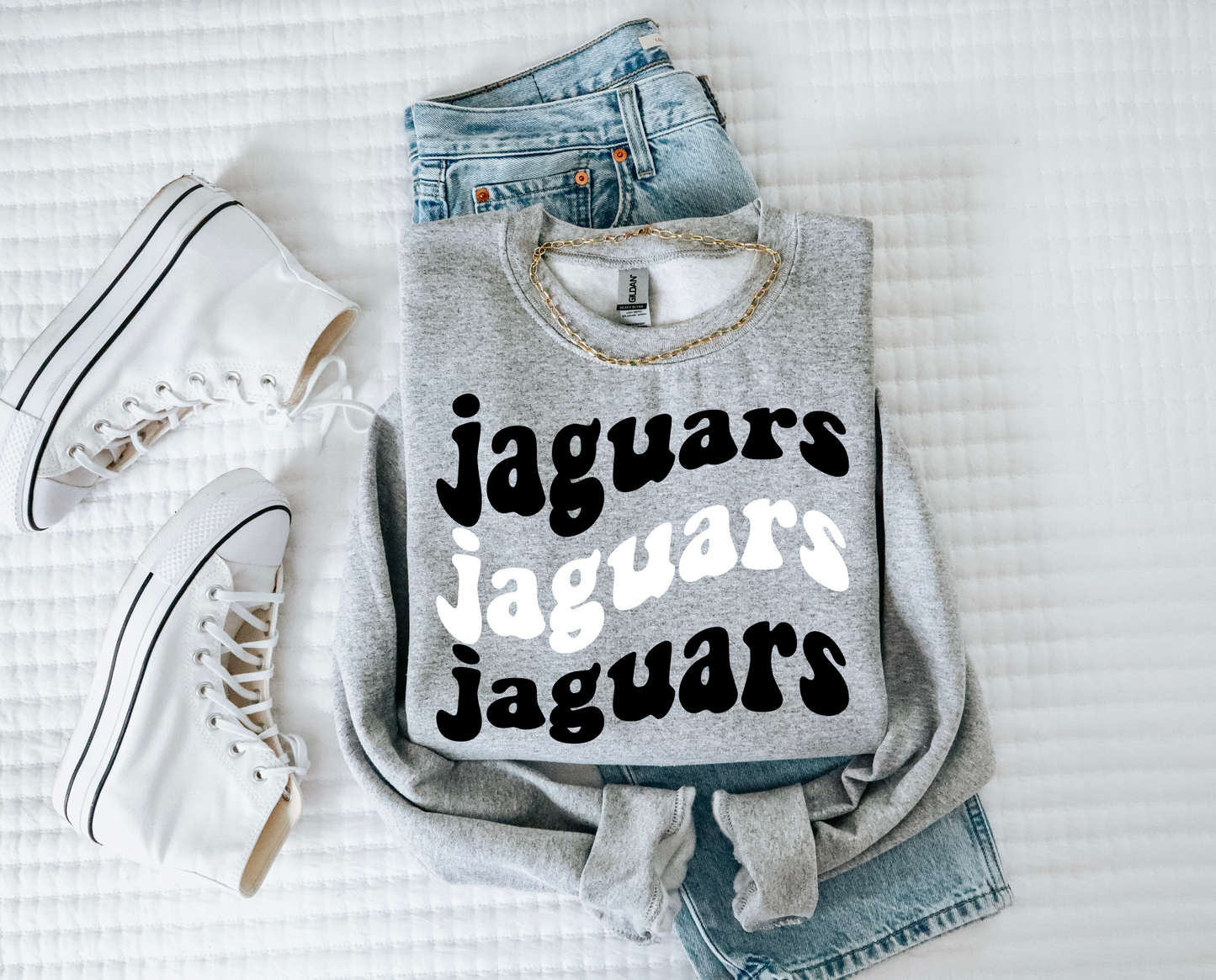 Ankeny Centennial Jaguars Groovy Wave Sweatshirt