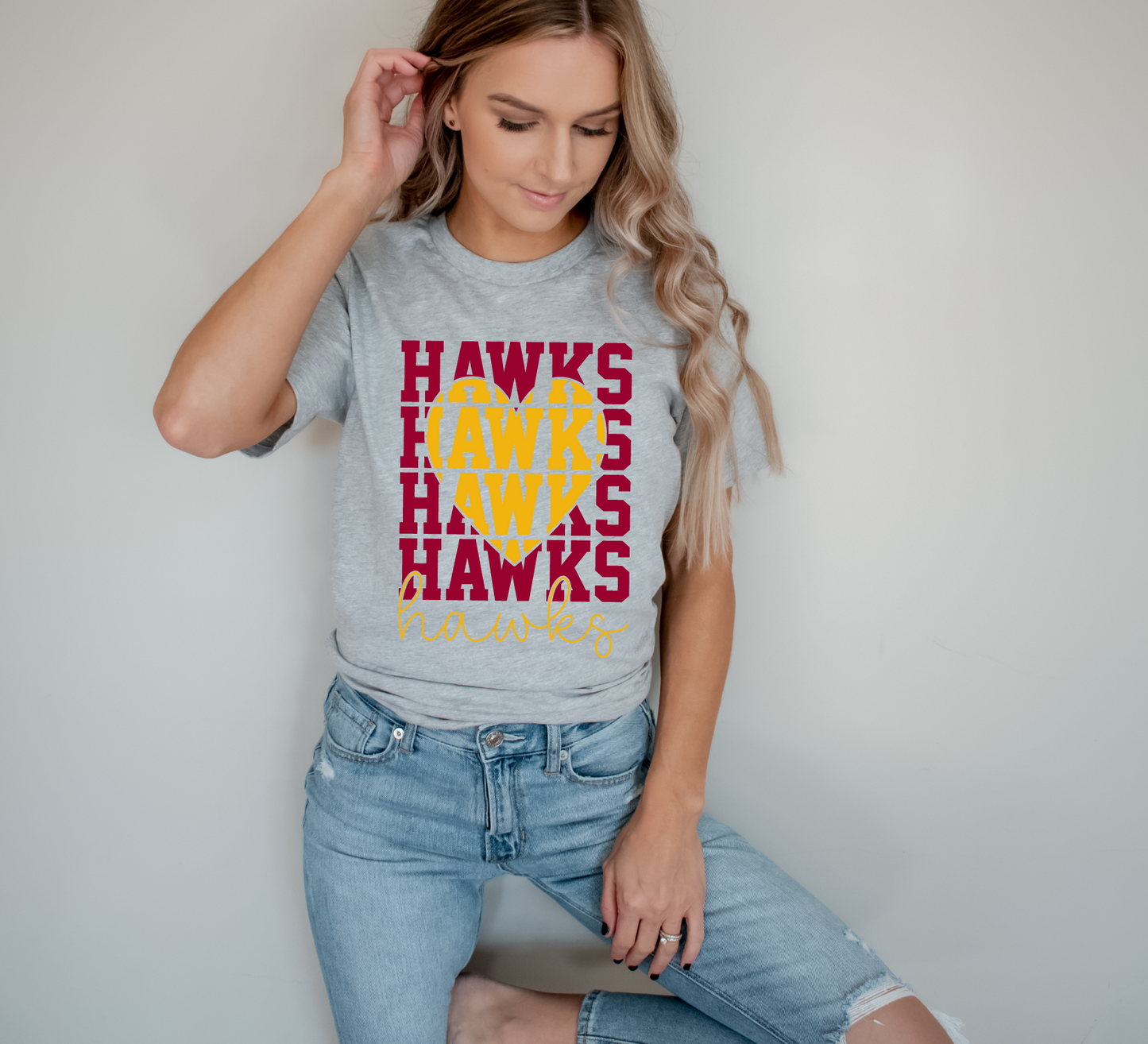 Loving Ankeny Hawks T-shirt