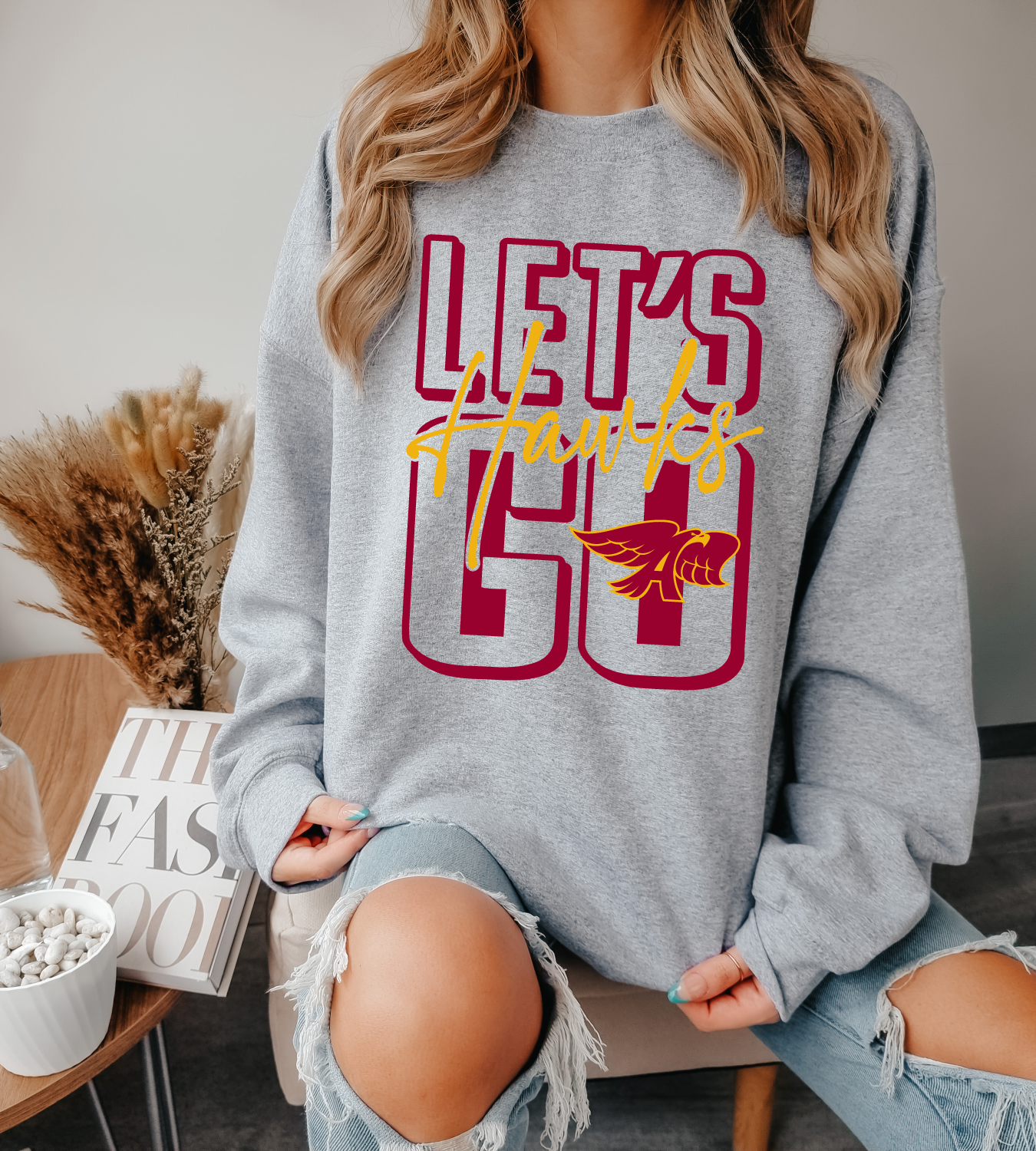 Let's Go Ankeny Hawks Sweatshirt