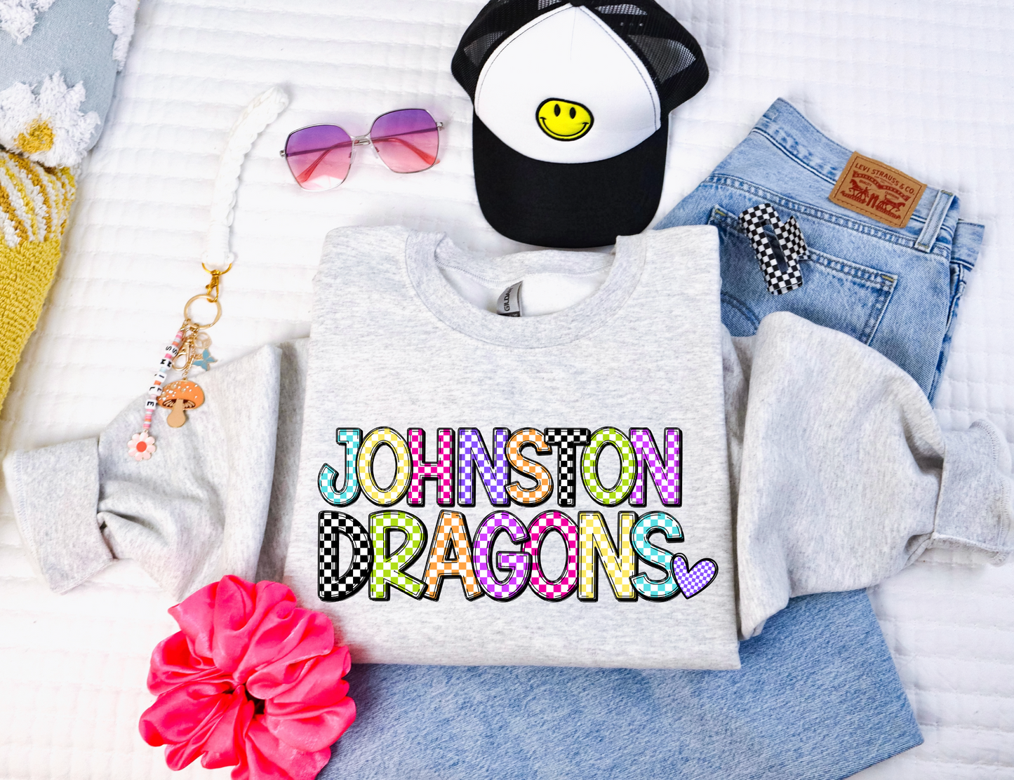 Bright Check Johnston Dragons Sweatshirt