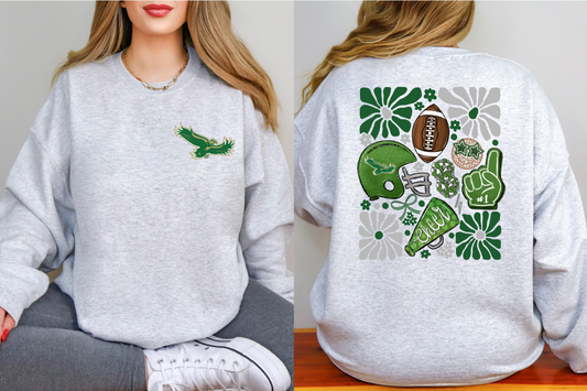 WG Hawks Boho Football Sweatshirt