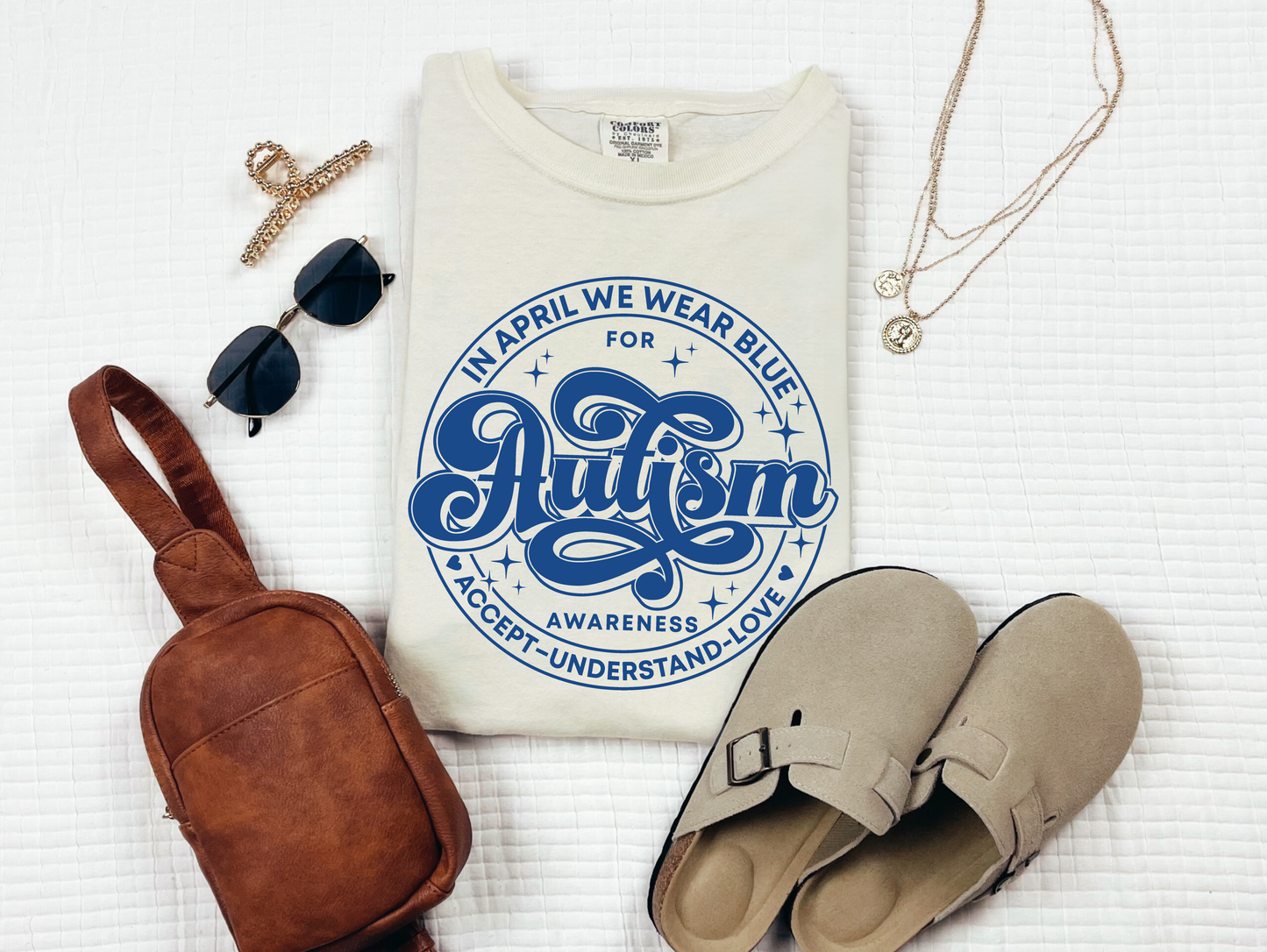 Autism - We Wear Blue T-shirt