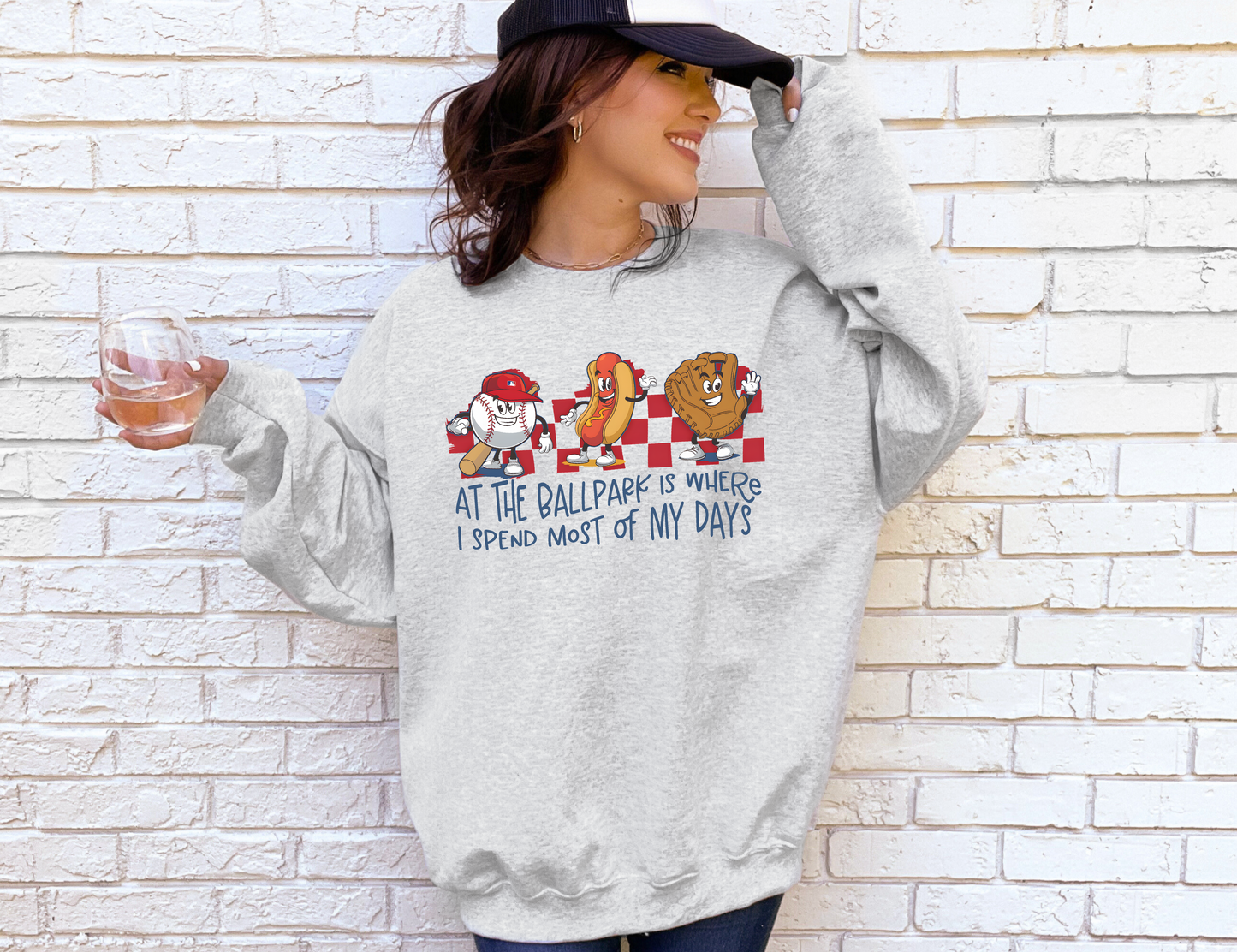 At the Ballpark Sweatshirt