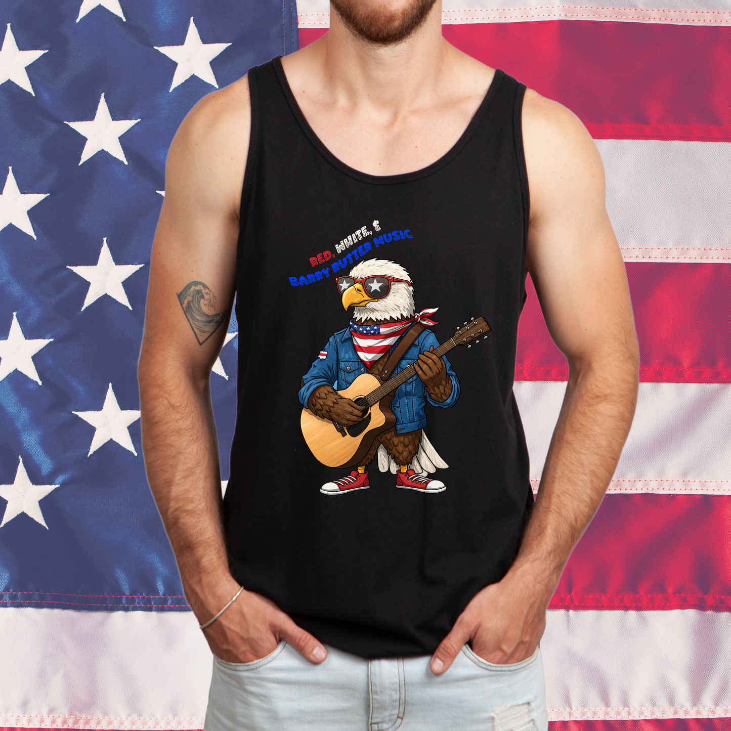 Red, White, and Barry Rutter Music Tank