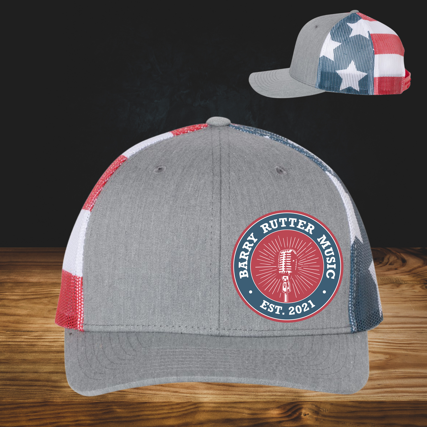 Barry Rutter Music American Trucker Hat