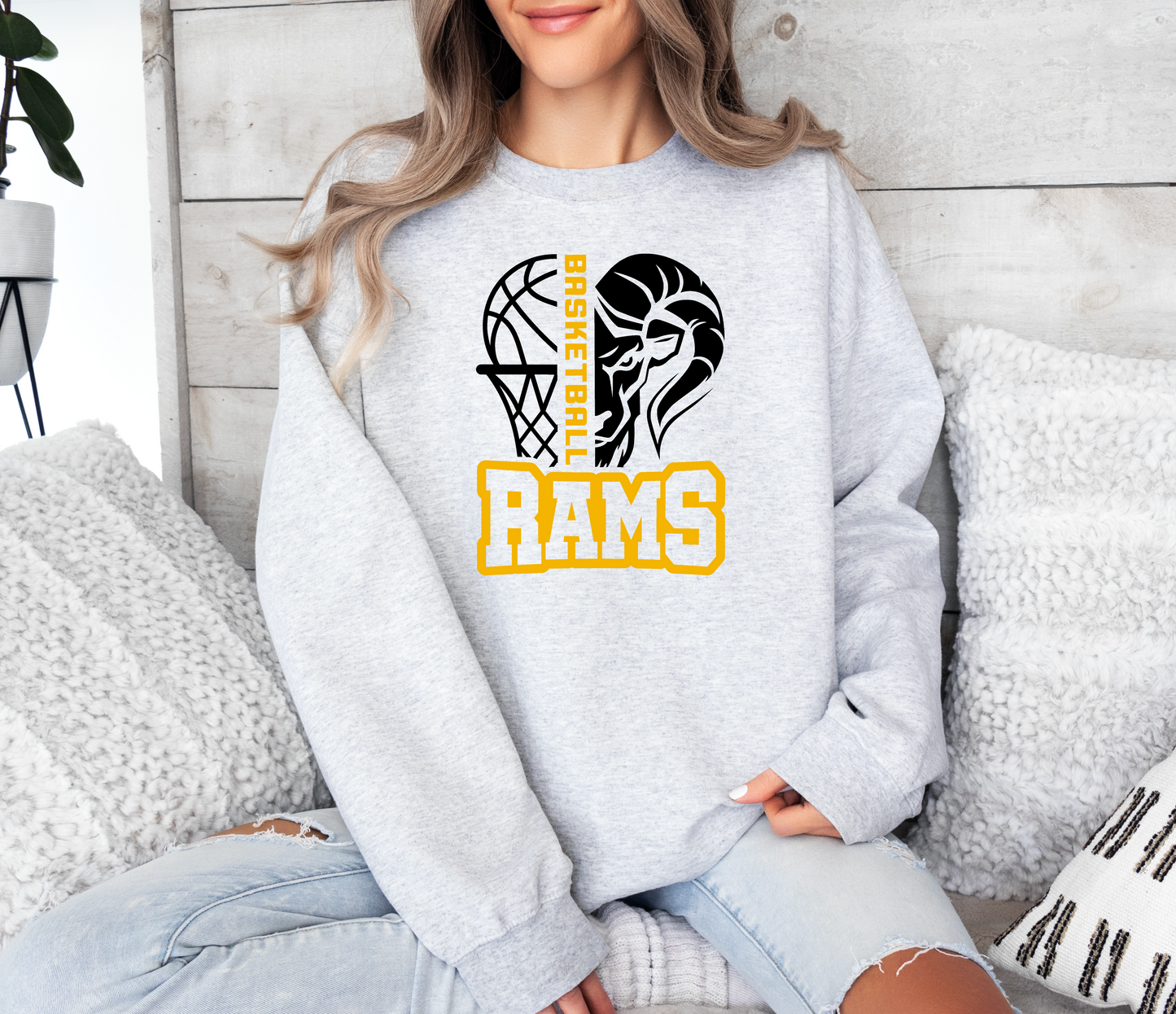 Rams Basketball Sweatshirt