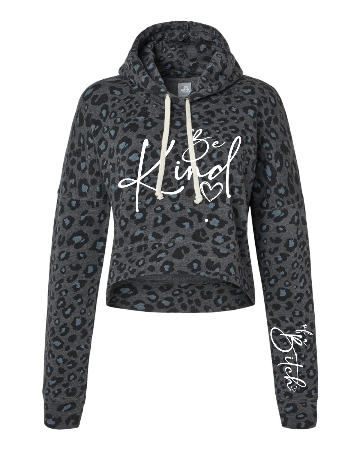 Be Kind (of a Bitch) Crop Hoodie