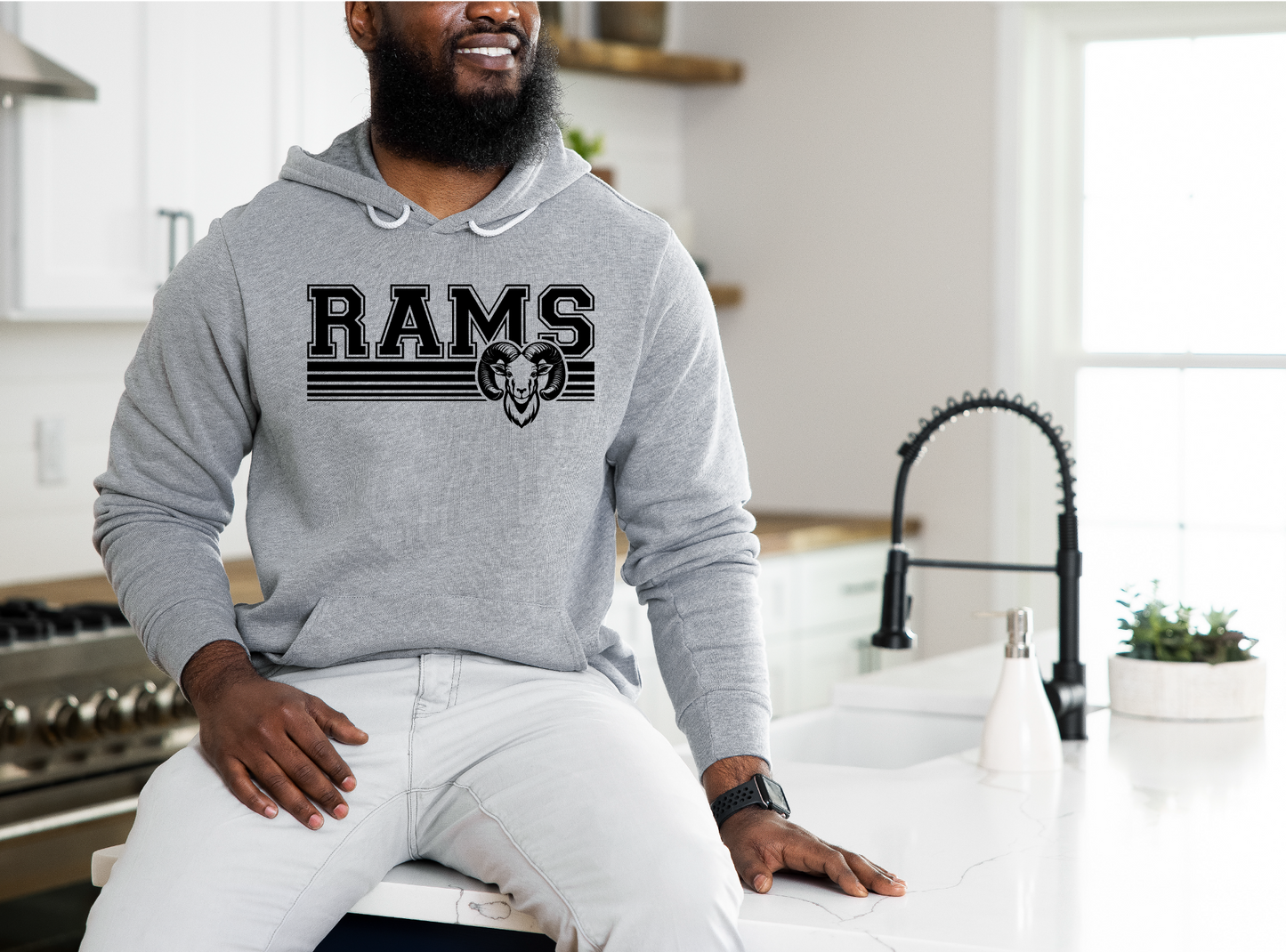 Rams Lined Sweatshirt