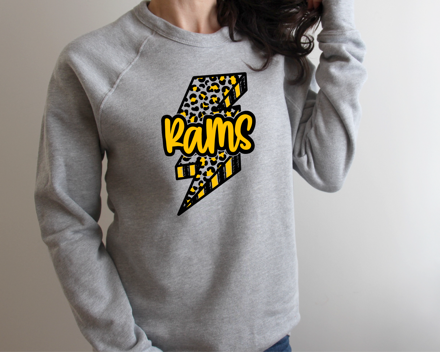 Rams Leopard Bolt Sweatshirt