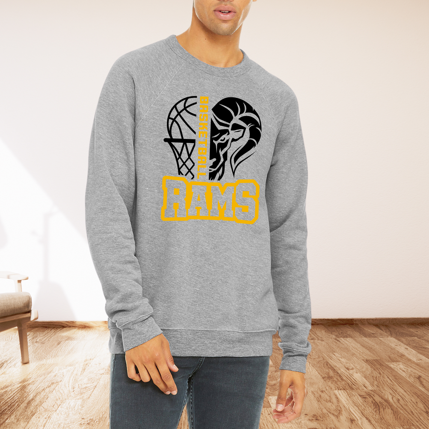 Rams Basketball Sweatshirt