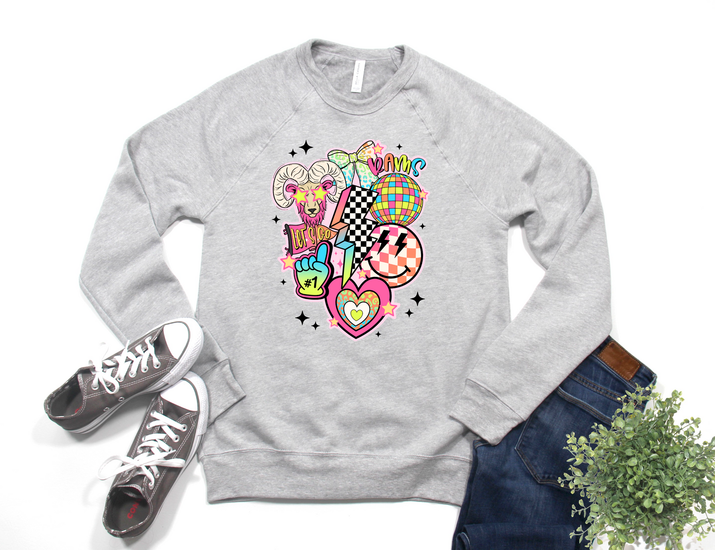 Neon Rams Sweatshirt