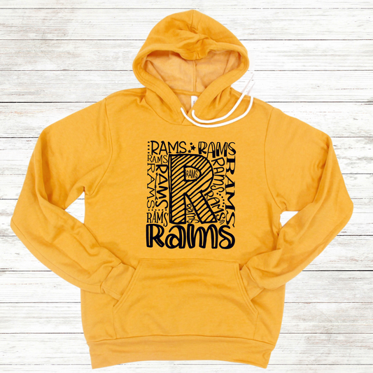 Repeating Rams Sweatshirt