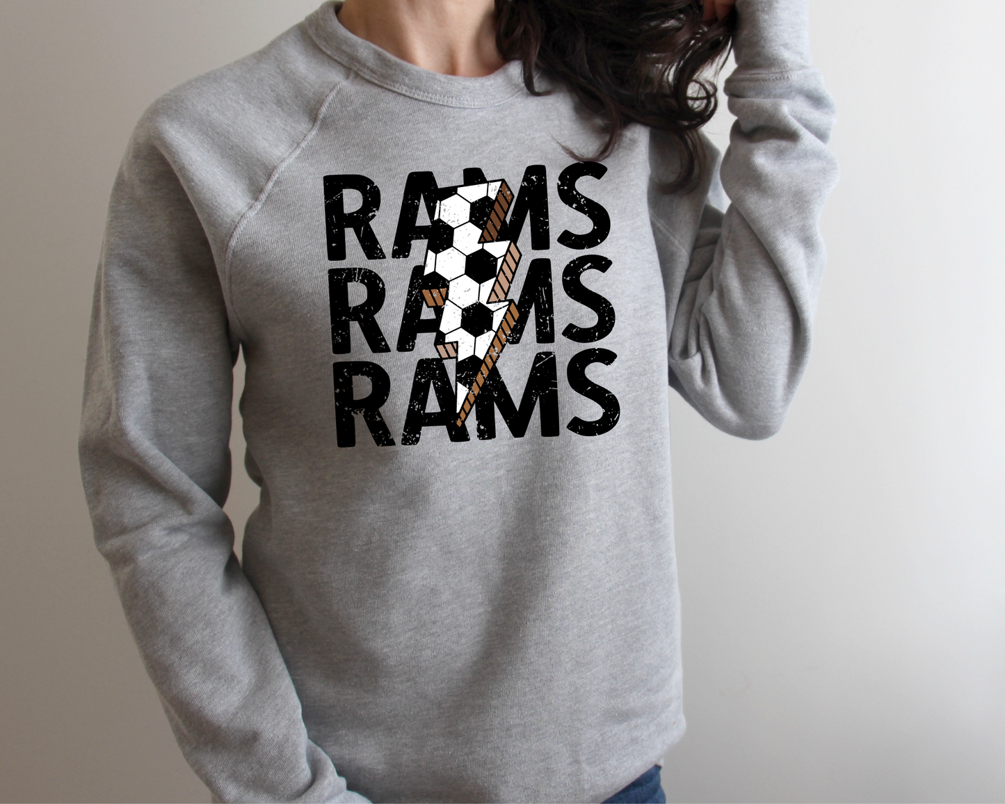 Rams Soccer Bolt Sweatshirt