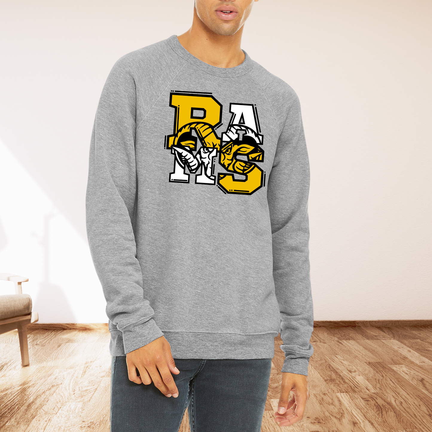 Peeking Ram Stack Sweatshirt