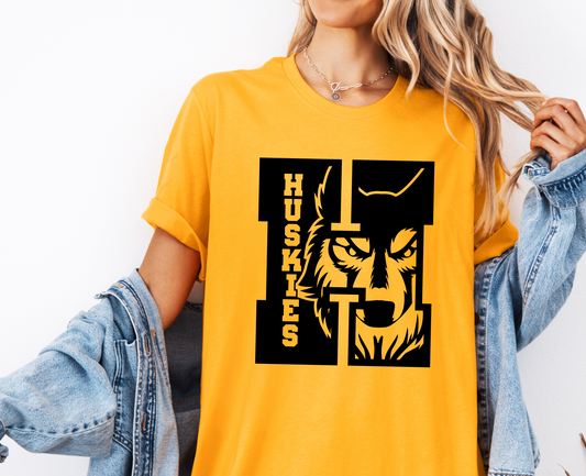 Bold Huskies T-shirt