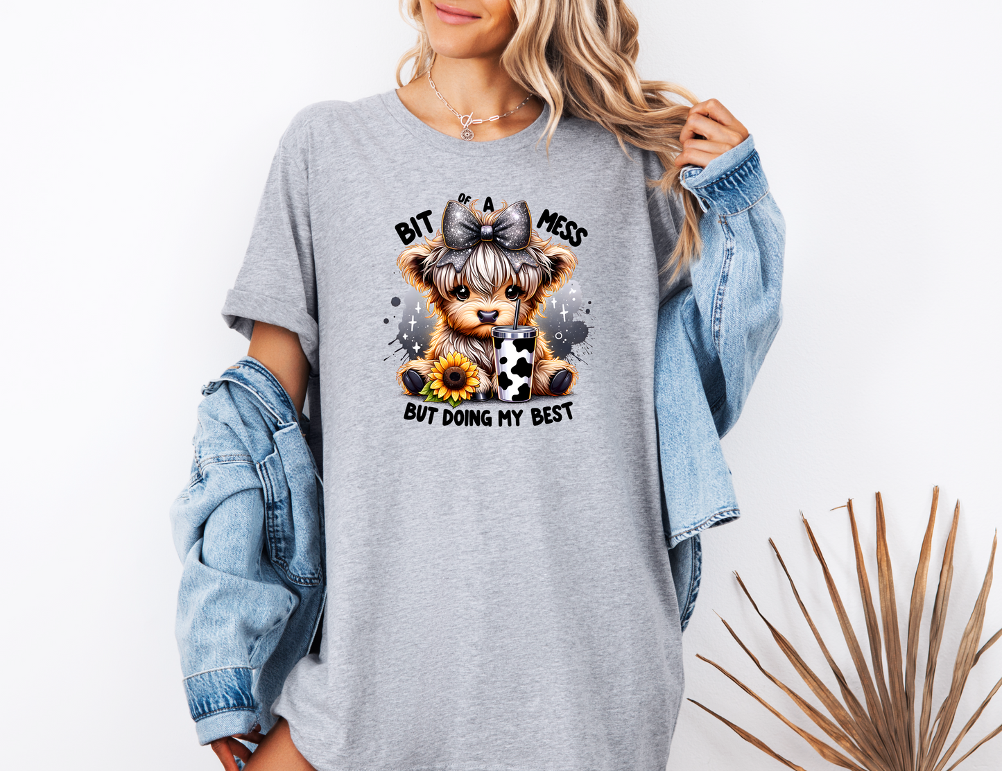 Bit of a Mess Cow T-shirt