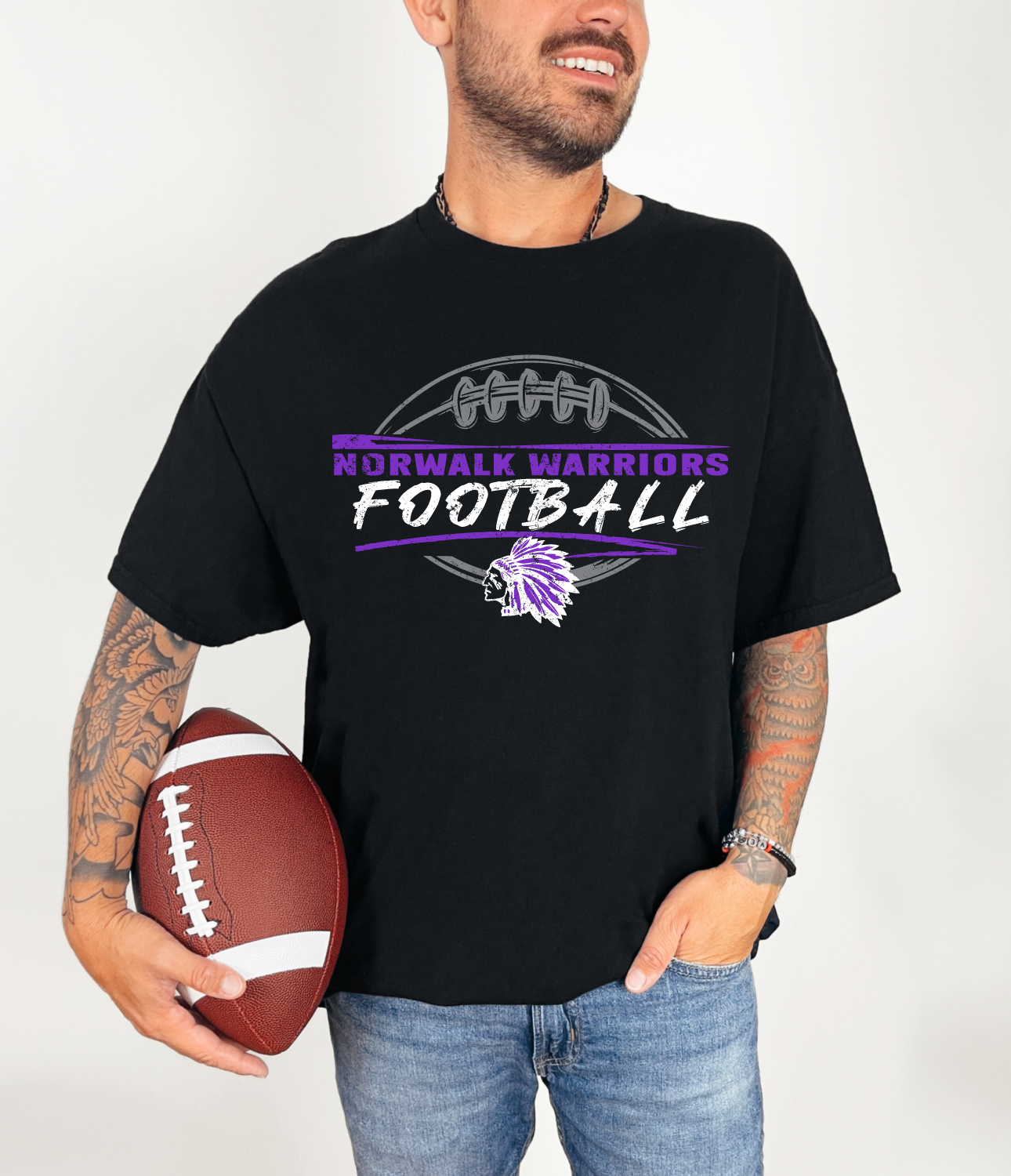 Norwalk Warriors Football T-shirt