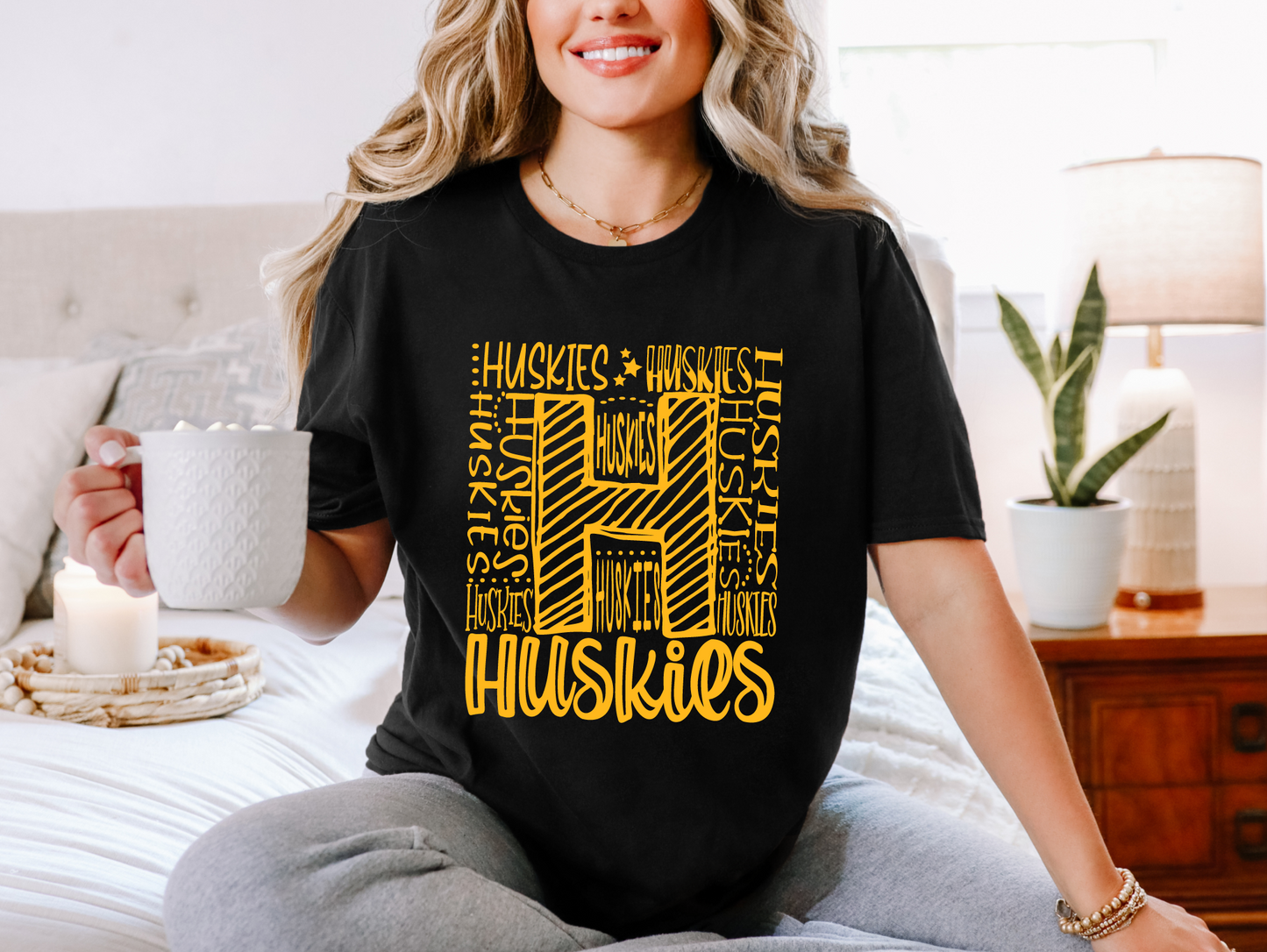 Doodlin' Huskies T-shirt