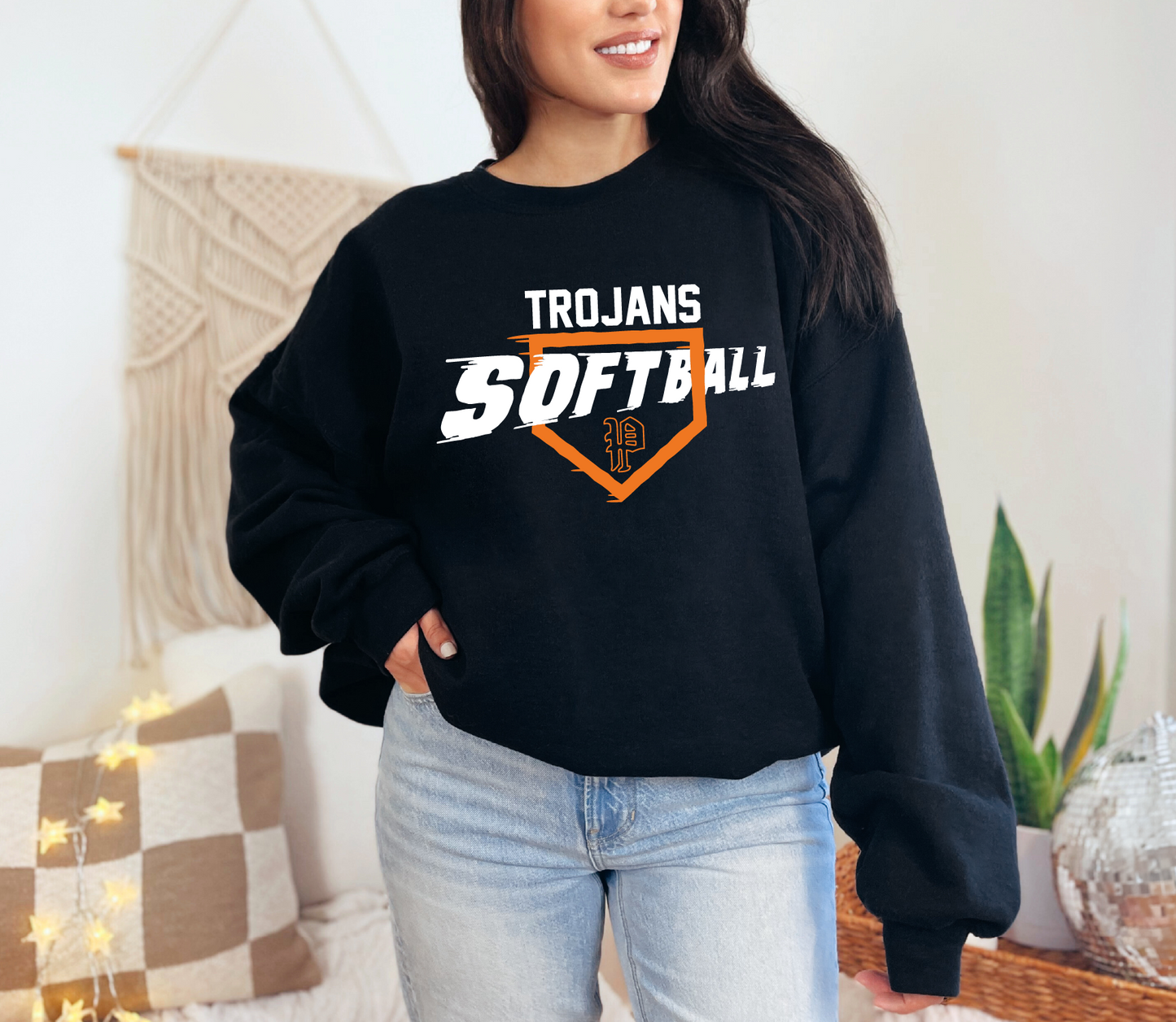 Pleasantville Trojans Softball Slam Sweatshirt