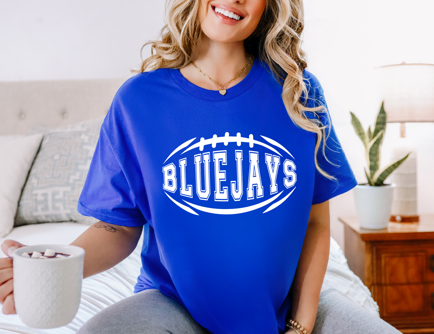 Football Bluejays T-shirt
