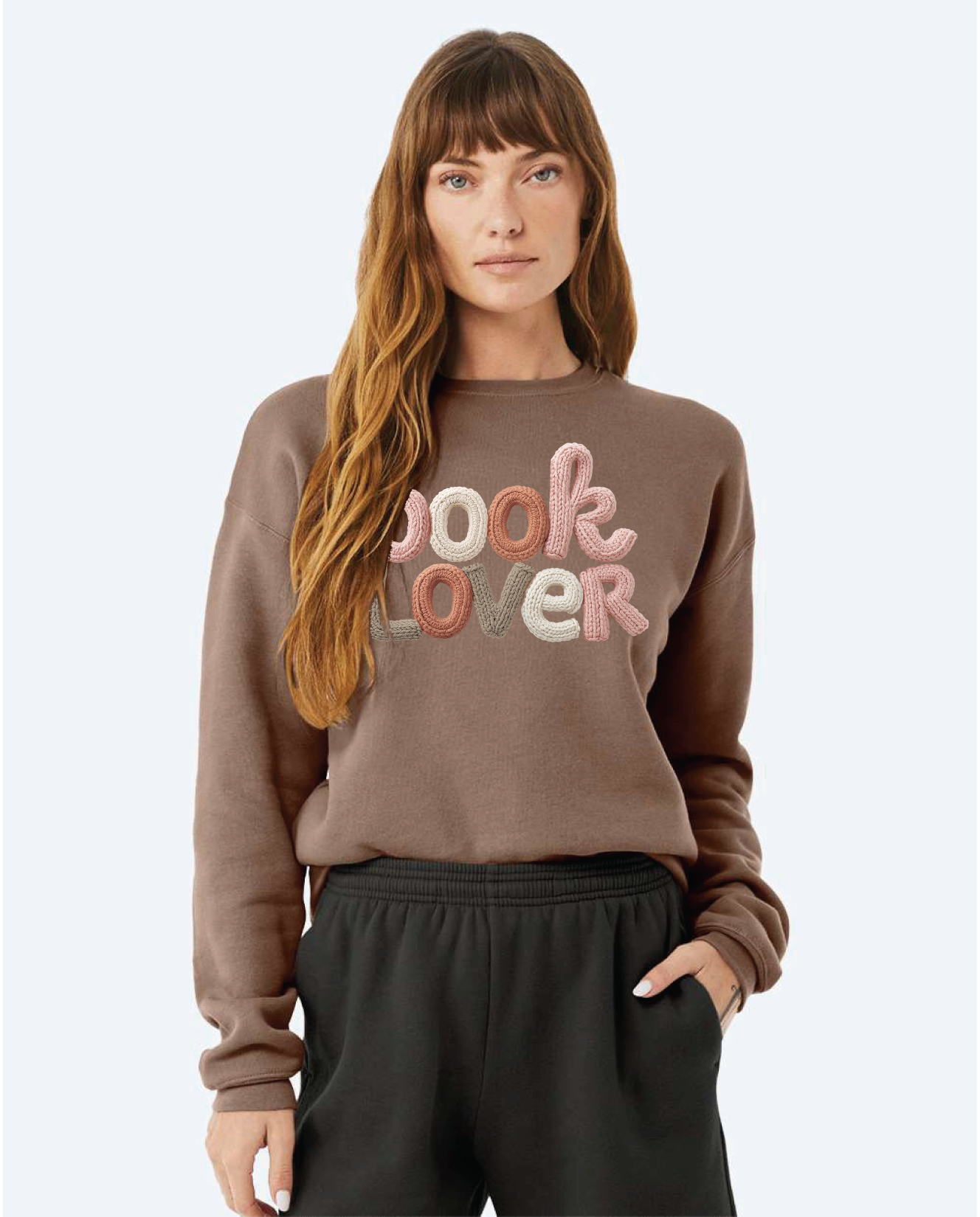 FAUX Yarn Book Lover Sweatshirt
