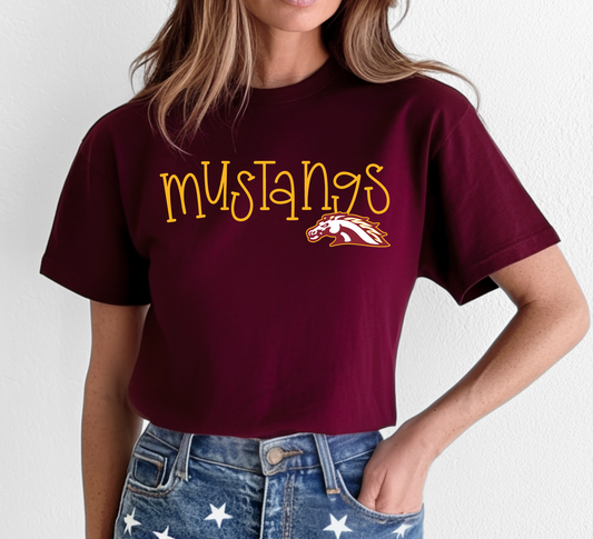 Bouncy Mustangs T-shirt