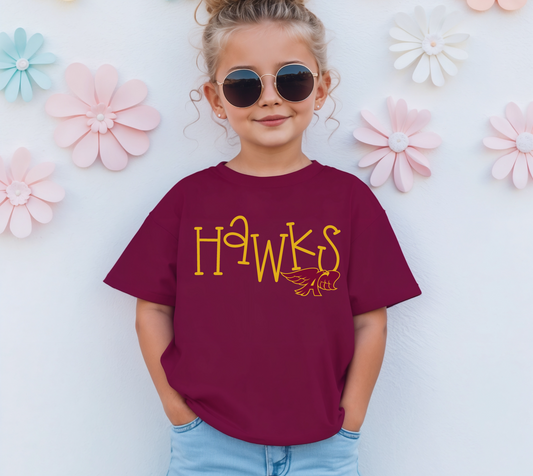 Bouncy Ankeny Hawks T-shirt