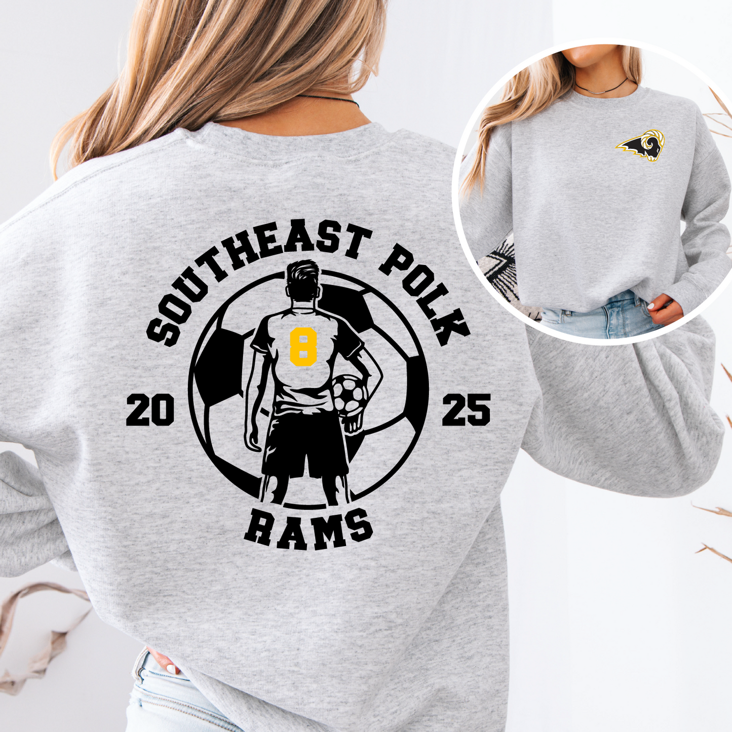 Customized SEP Boys or Girls Soccer Sweatshirt