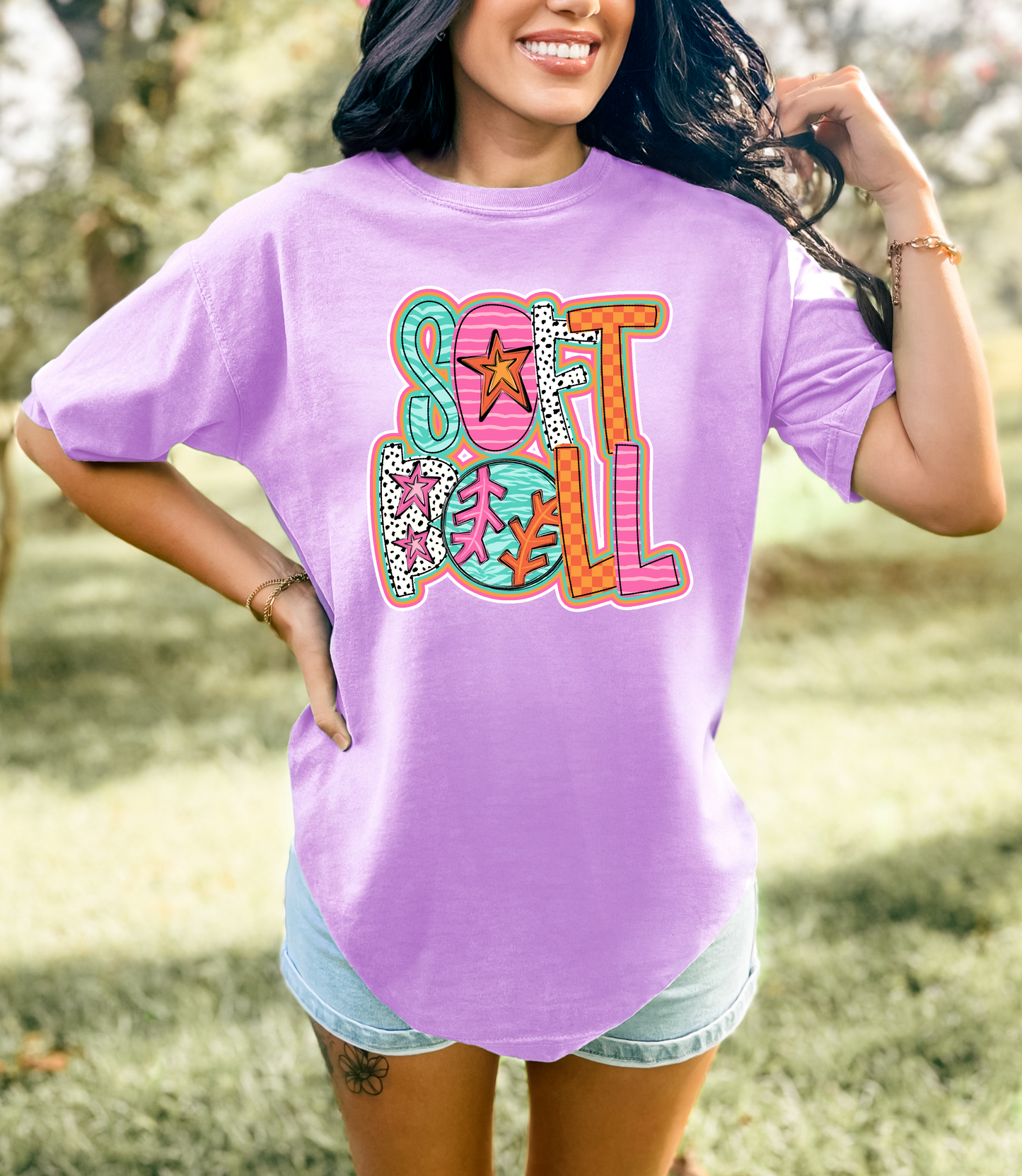 Bright Softball T-shirt