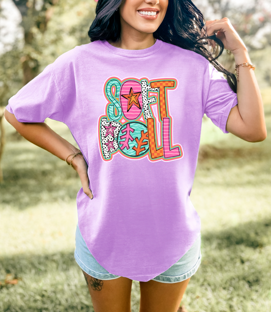 Bright Softball T-shirt